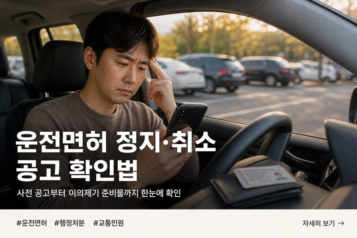 운전면허 정지·취소 공고 조회와 이의제기 방법